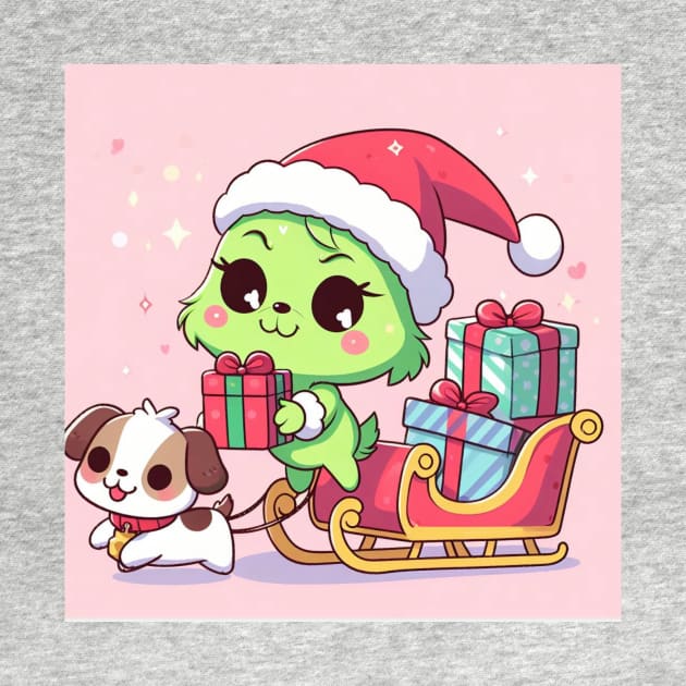 Baby Grinch inspired Grinchmas! Cute Christmas decor festive wear by Edgot